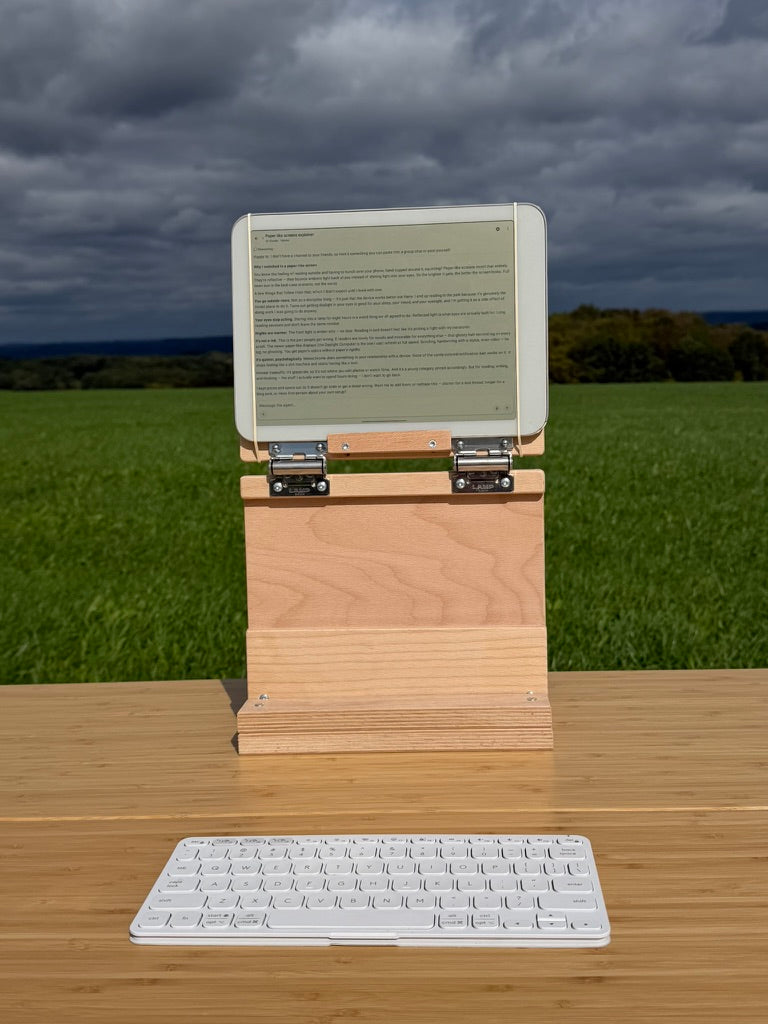 WoodBook Stand
